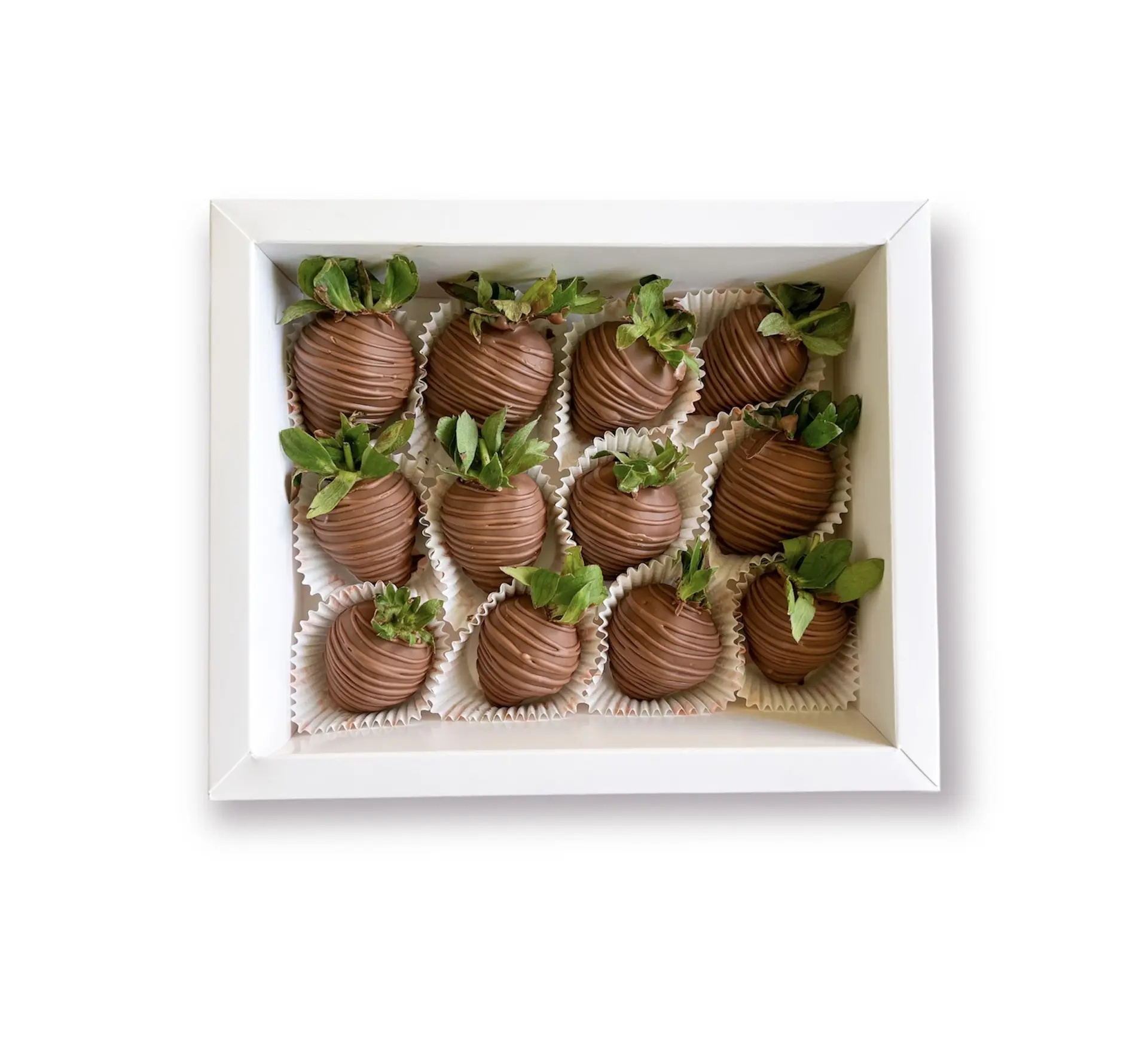 Strawberry Dipped Milk Chocolate 1 Box
